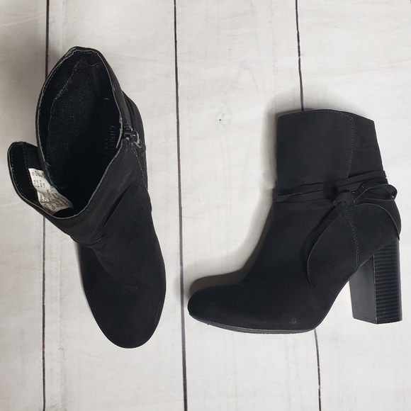 payless booties black
